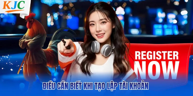 Điều cần biết khi tạo lập tài khoản